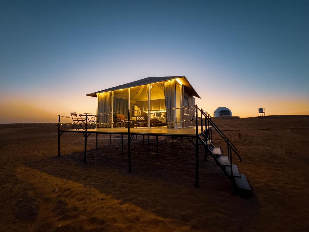 Starry domes desert camp